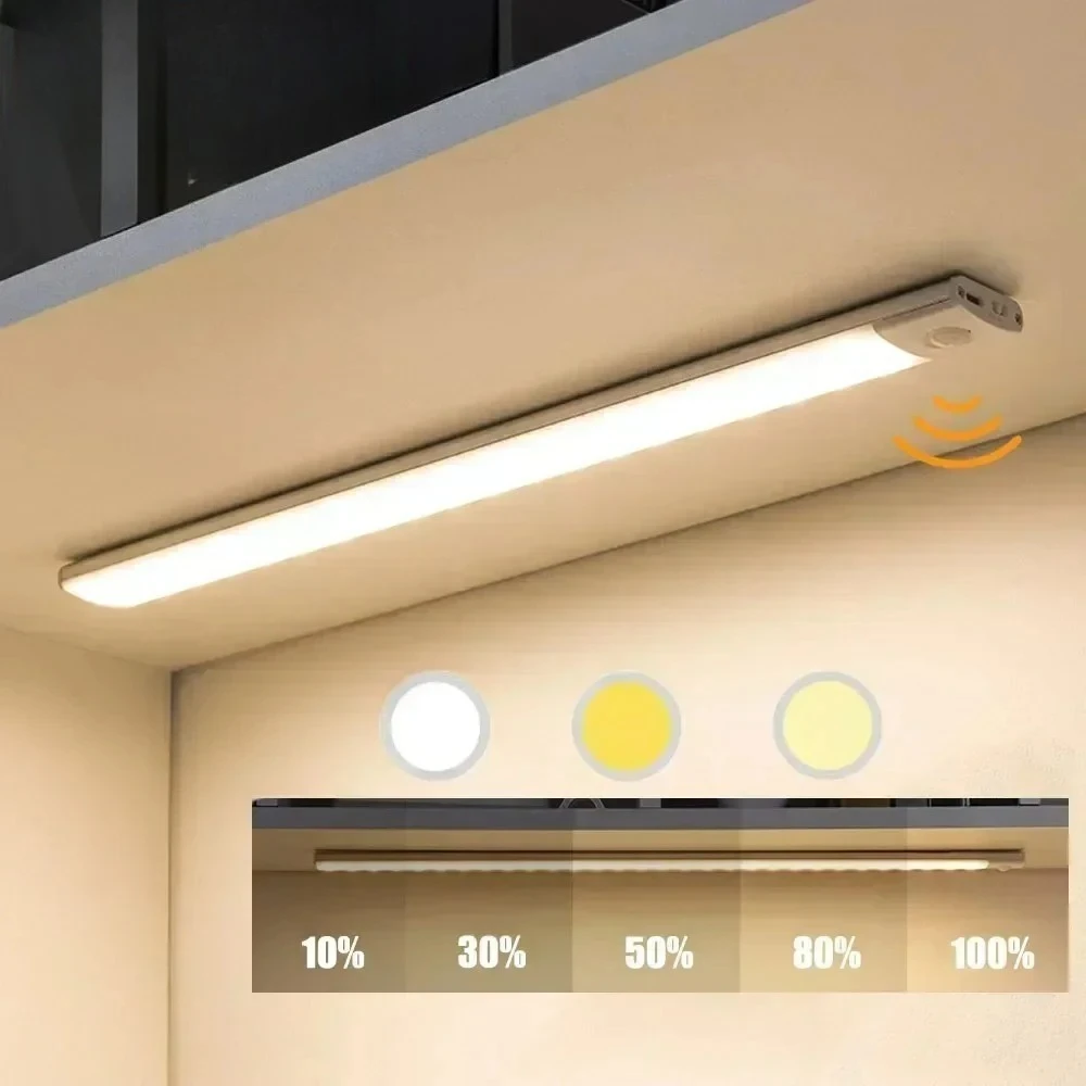 

Ночник Youpin с датчиком движения, беспроводной светодиодный, с USB-зарядкой, настенный светильник, 3 цвета, с регулировкой яркости, для декора спальни и шкафа