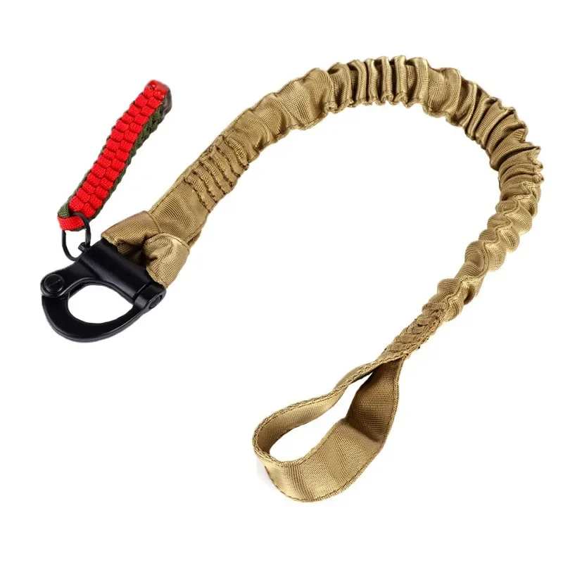 

Tactical Quick Release Safety Sling Waist Pistol Lanyard Retractable Rope Outdoor Hunting Wargame Airsoft Gear Protective Strap