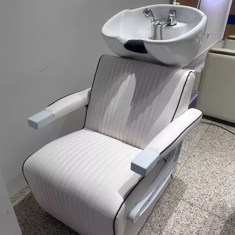 Recliner Shampoo Bed Hair Salon Special Hair Salon Bed Flush Shampoo Japanese Seated Shampoo Chair Punch Household