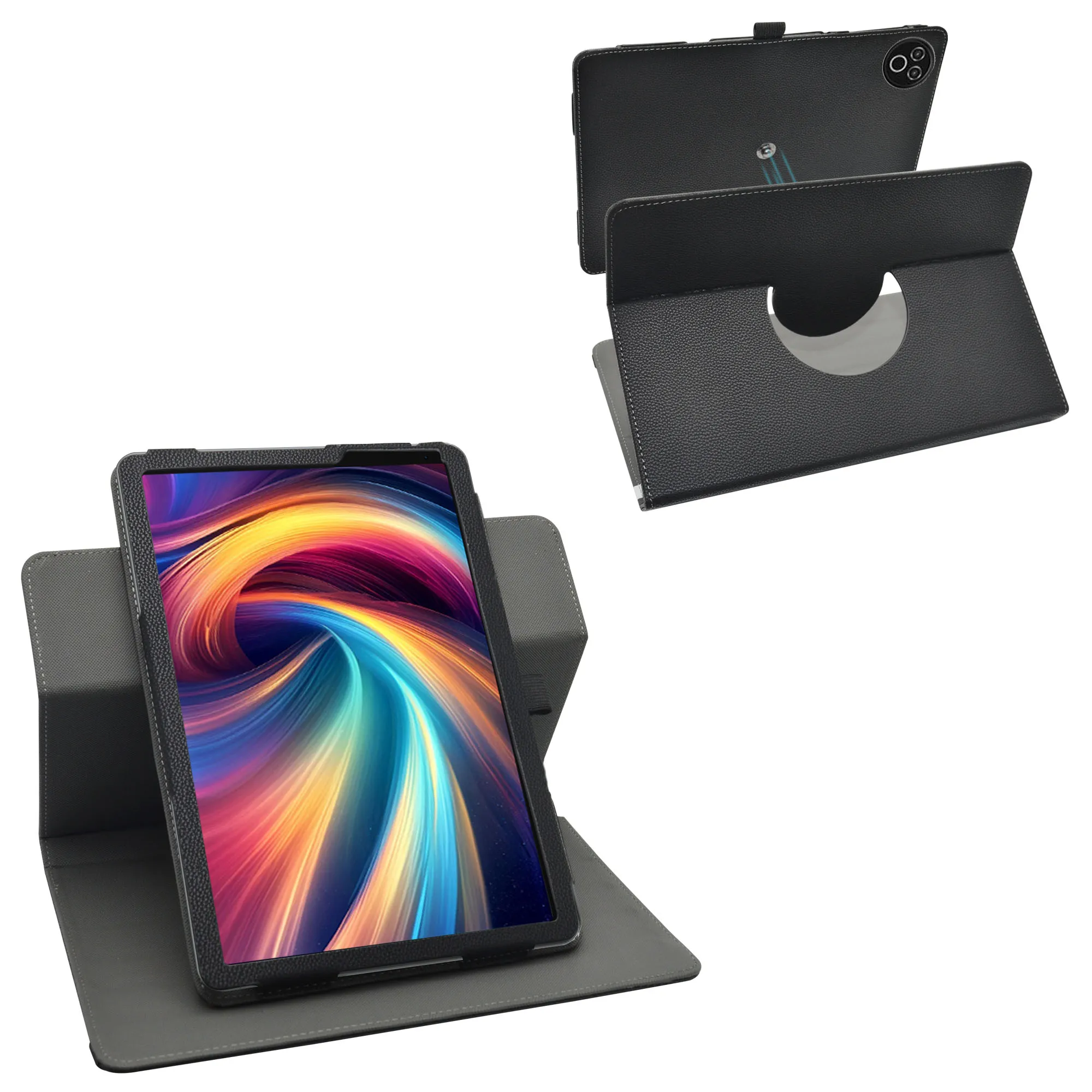 360 Degree Rotary Rotating PU Leather Cover , Rotary Rotating Case for Evermyth KB1001 10 inch Tablet