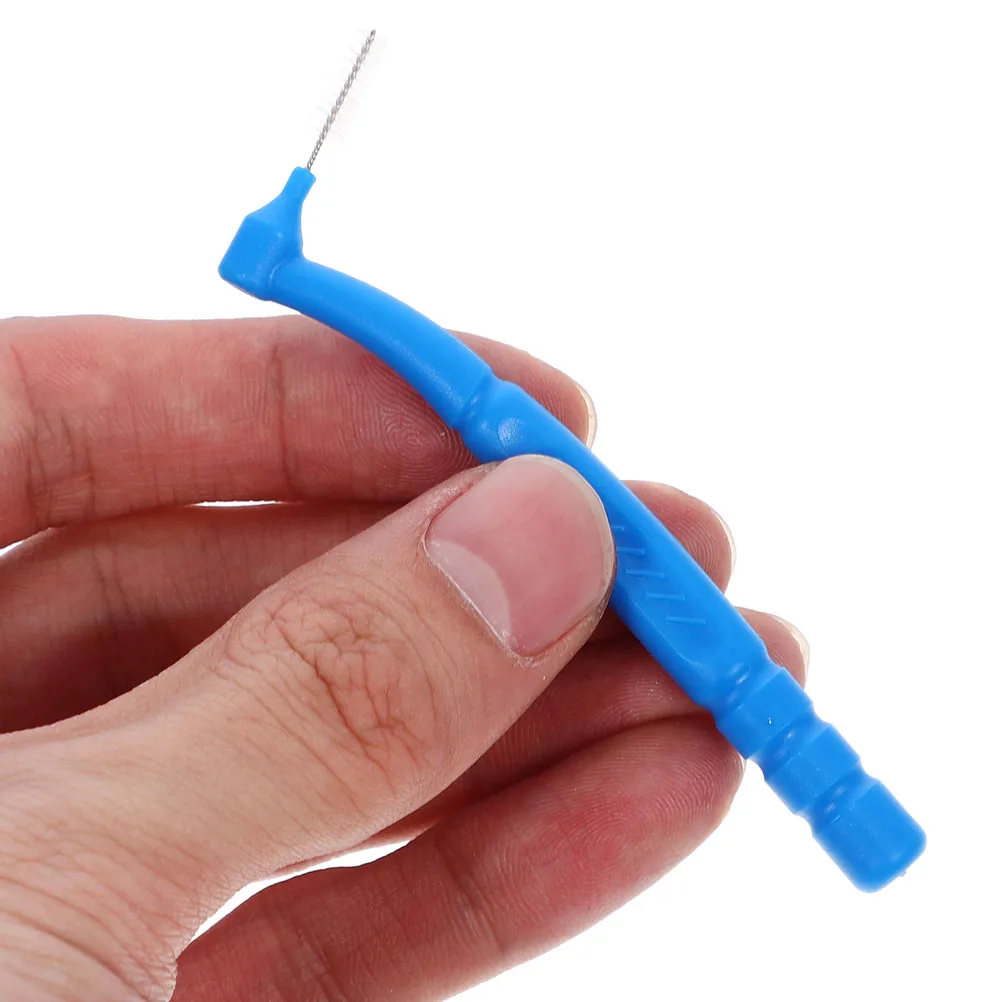 

30pcs Interdental L-shaped Brush for Braces Travel Family Oral Interdental Toothbrush Cleaning Tool