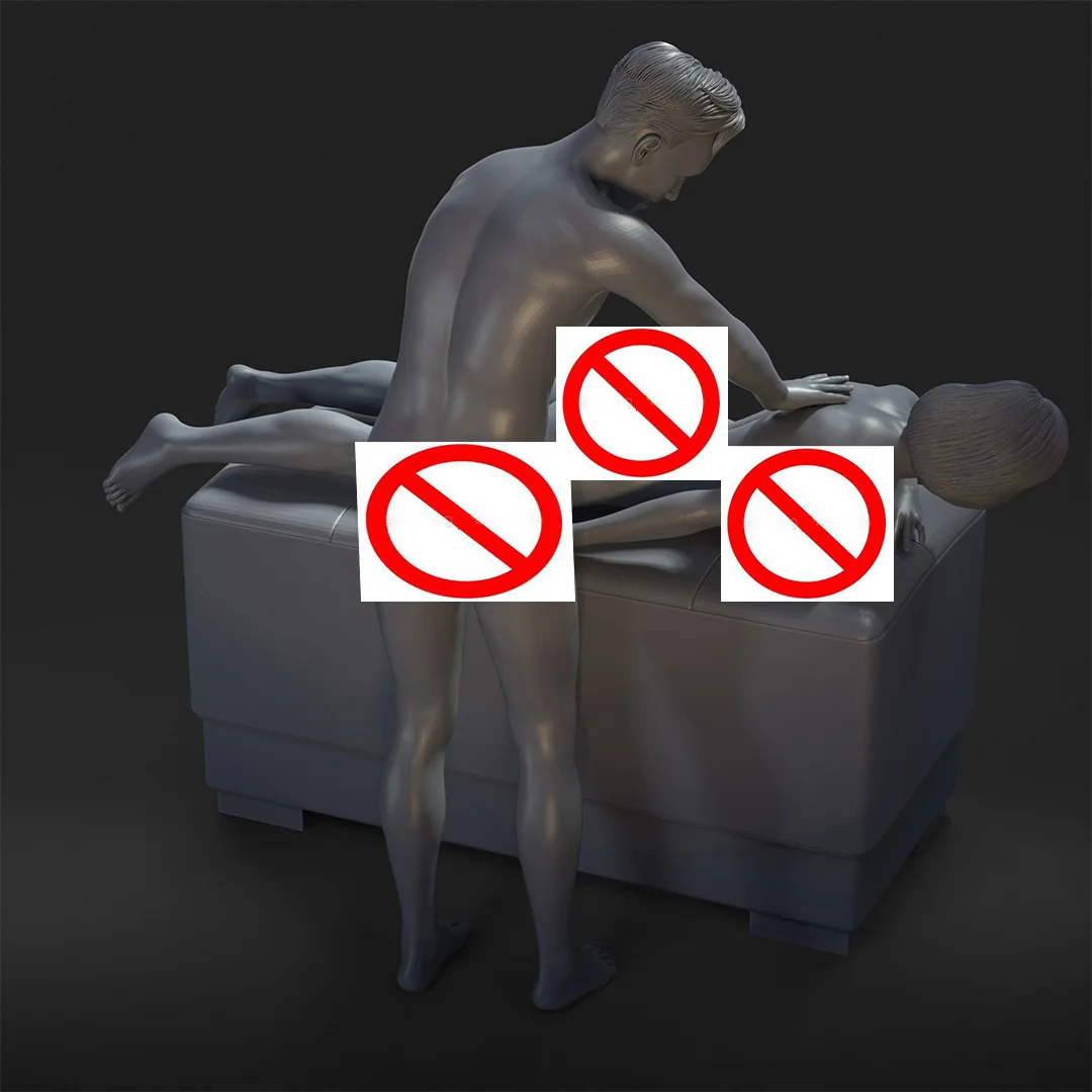 

3D Printed Graphics, Micro Resin Figure Model Kit, NSFW, Unpainted and Unassembled Toy 1/35=50mm,1/24=75mm,1/18=100mm,1/16=120mm