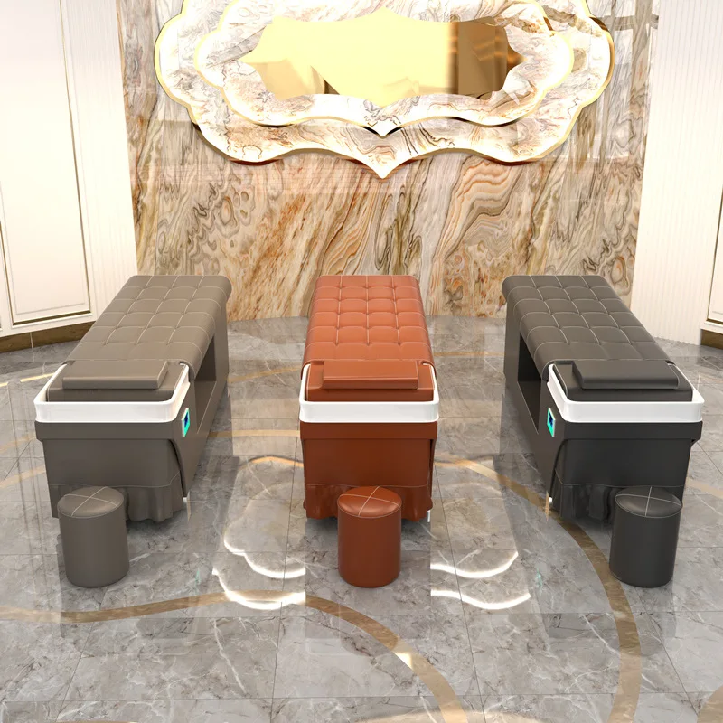 

Thai hair treatment shampoo bed hair salon special massage fumigation constant temperature water circulation ear bed