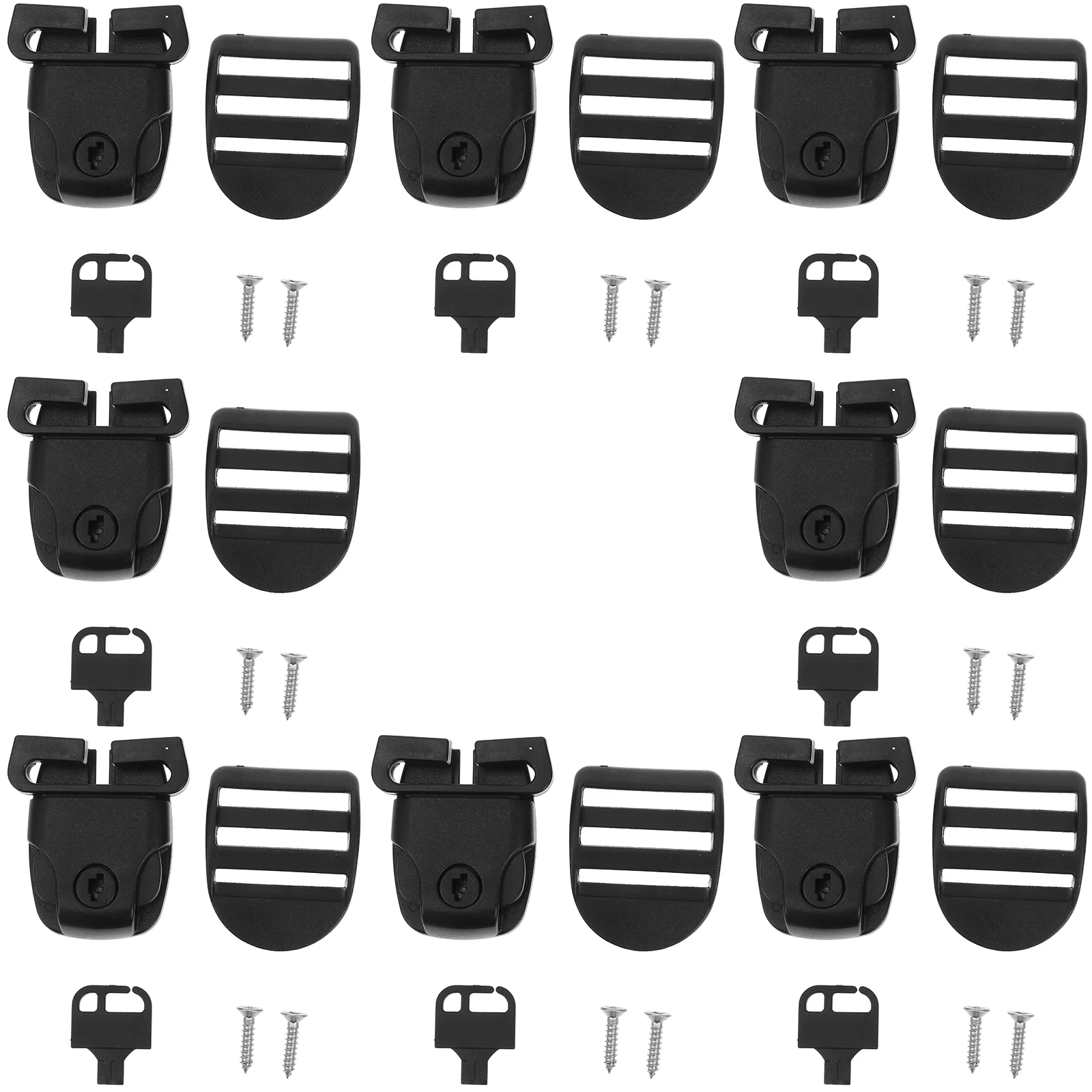 8 Pcs Latch Hot Tub Lock Straps Spa Cover Locks Clip Replacement Kit Heavy Duty Bathtub