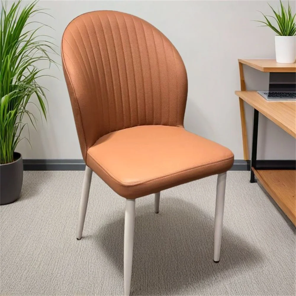 

Hot Sales Minimalist High-end Light Luxury Shell Backrest Italian-style Soft-padded Backrest Chairs Hotels Dining Kitchen Room F