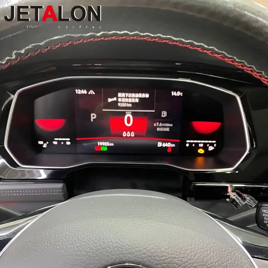 for Volkswagen Sagitar 2019-2020 12.3''Virtual Cockpit Digital LCD Instrument Cluster Speedometer Dashboard Screen Plug and Play