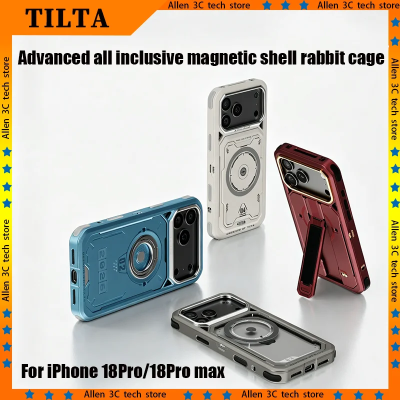 Tilta For iPhone 18P/18PM Rabbit Cage Advanced All Inclusive Protective Case Set Magnetic Drawstring Bracket Accessories