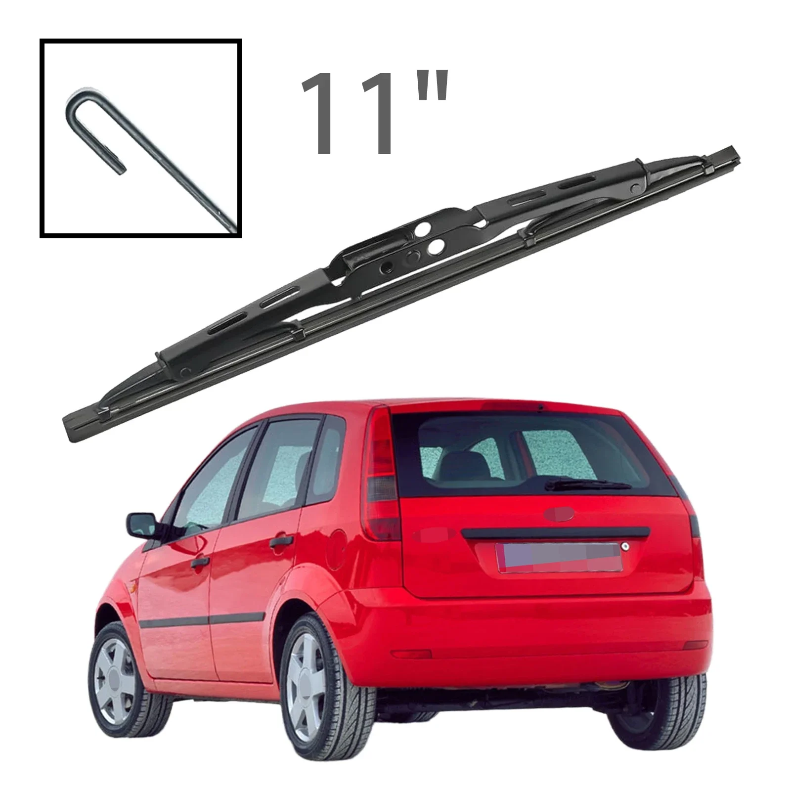 

11" Rear Windshield Windscreen Washer Wiper Blade For Ford Fiesta MK6 Hatchback 2001-2008 Car Accessories Accsesories