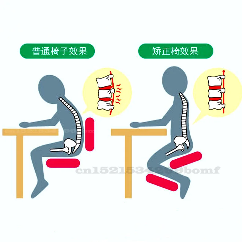 Ergonomic Kneeling Chair Adult Spine Correction Office Chair Solid Wood Computer Chair Adjustable Angle Back Chair