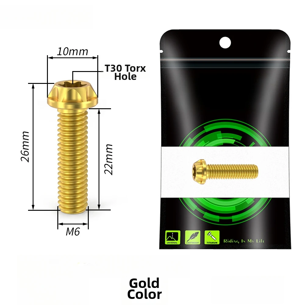 Precision Engineered for m6 Caliper Mounting Screws M6x22 M6x24 T30 Torx for R7070 R8170 Road Disc Brake Assemblies