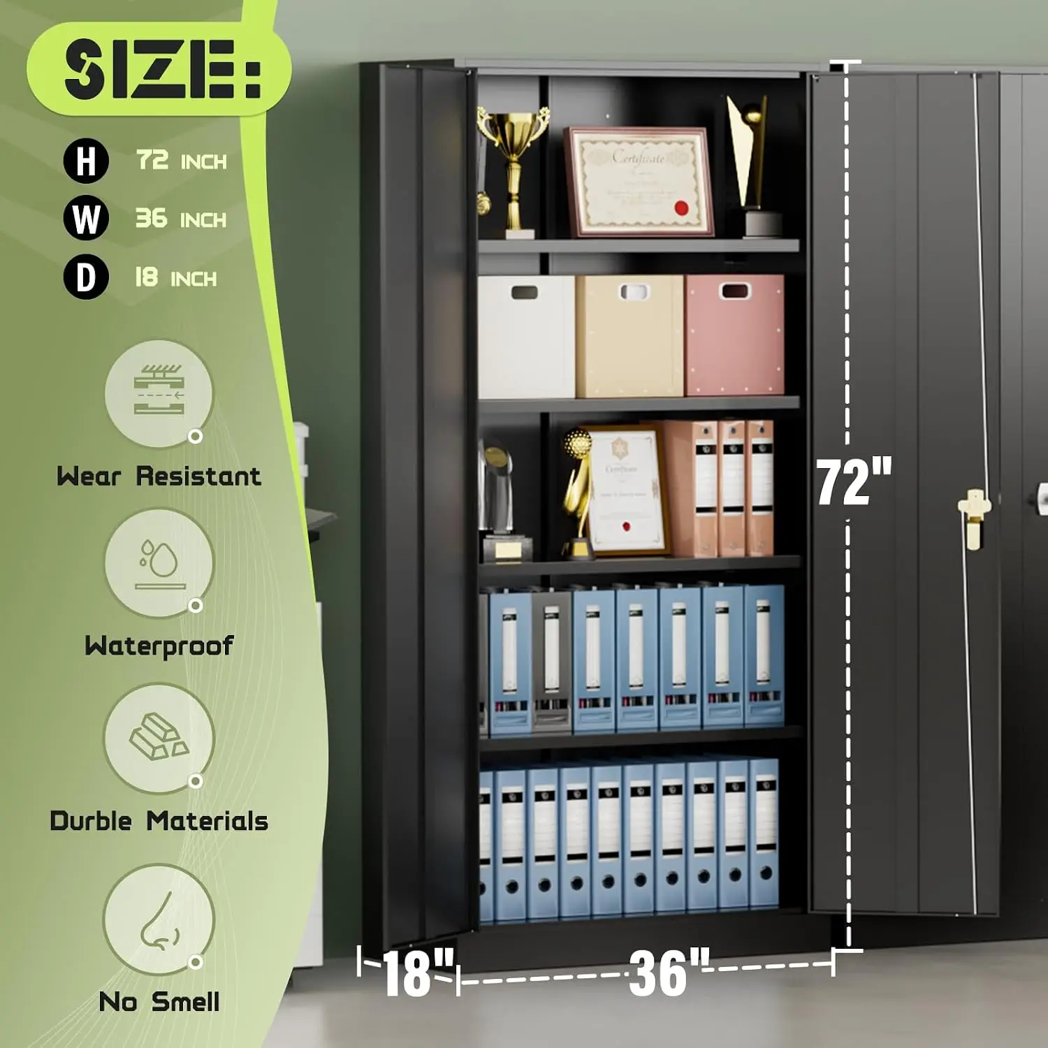 Metal Storage Cabinet 72