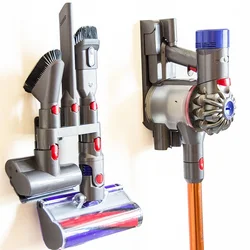 Dyson v7,v8,v10,掃除機部品,スタンドツール,ノズルベース,アタッチメントラック,ウォールホルダー用のクリーニングブラシと収納ブラケット