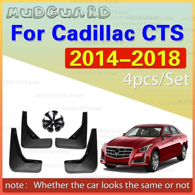 

For Cadillac CTS 2014 2015 2016 2017 2018 Fender Mudguard Mud Flaps Guard Splash Flap Mudguards Car Accessories
