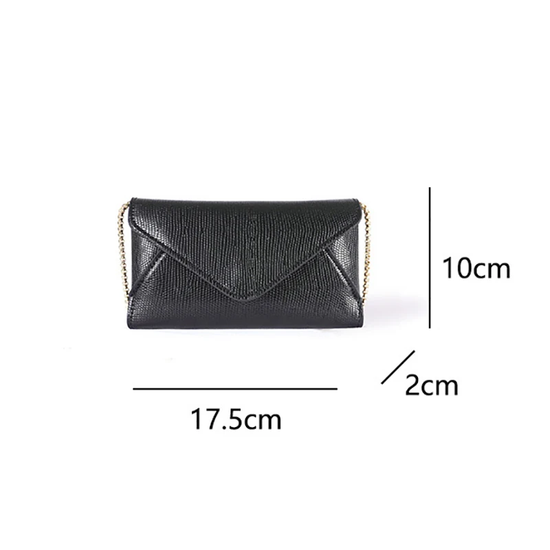 Mini bolsa de envelope fino para senhoras, alça de corrente, celular, bolsa de embreagem dourada Bling feminina com porta-cartão, design de luxo