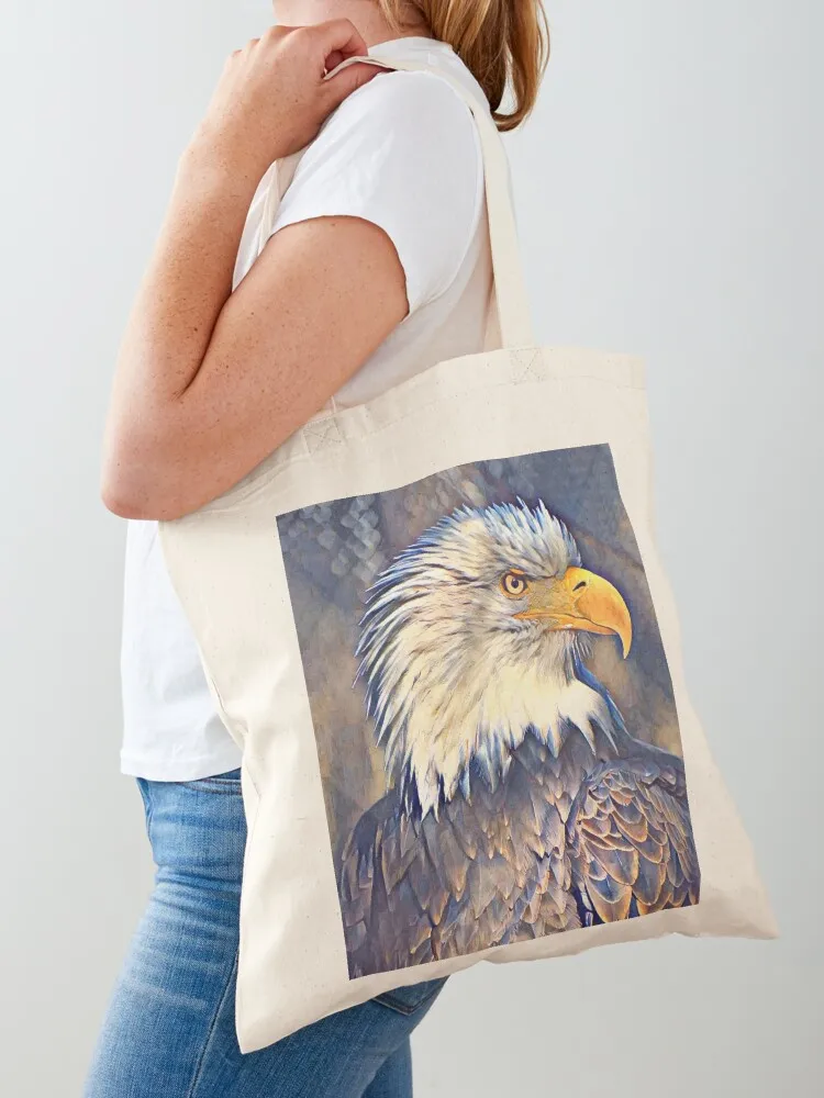 Bald Eagle Tote Bag Handbags women shopper bag women Shopper