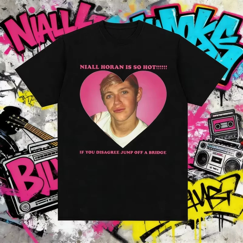 2026 Sommer Hot Niall Horan Is So Hot Print Grafik Herren Vintage Mode Kurzarm T-Shirts 100% Reine Baumwolle Bedrucktes T-Shirt