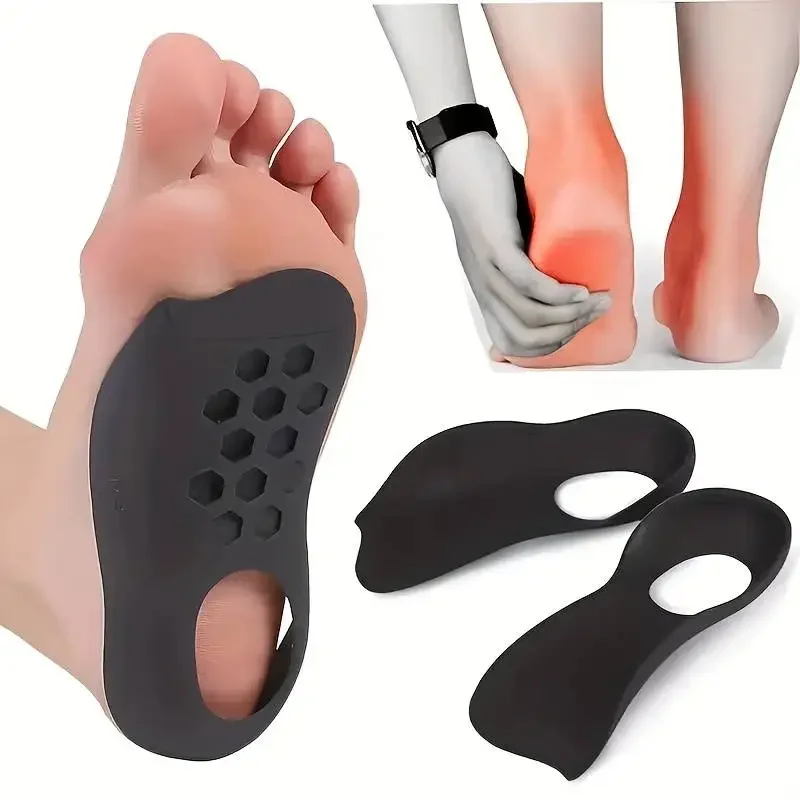1 Paar orthopädische Einlegesohlen, orthopädische Einlegesohlen für Fußgewölbeunterstützung, Einlegesohlen zur Fußpflege, Unisex