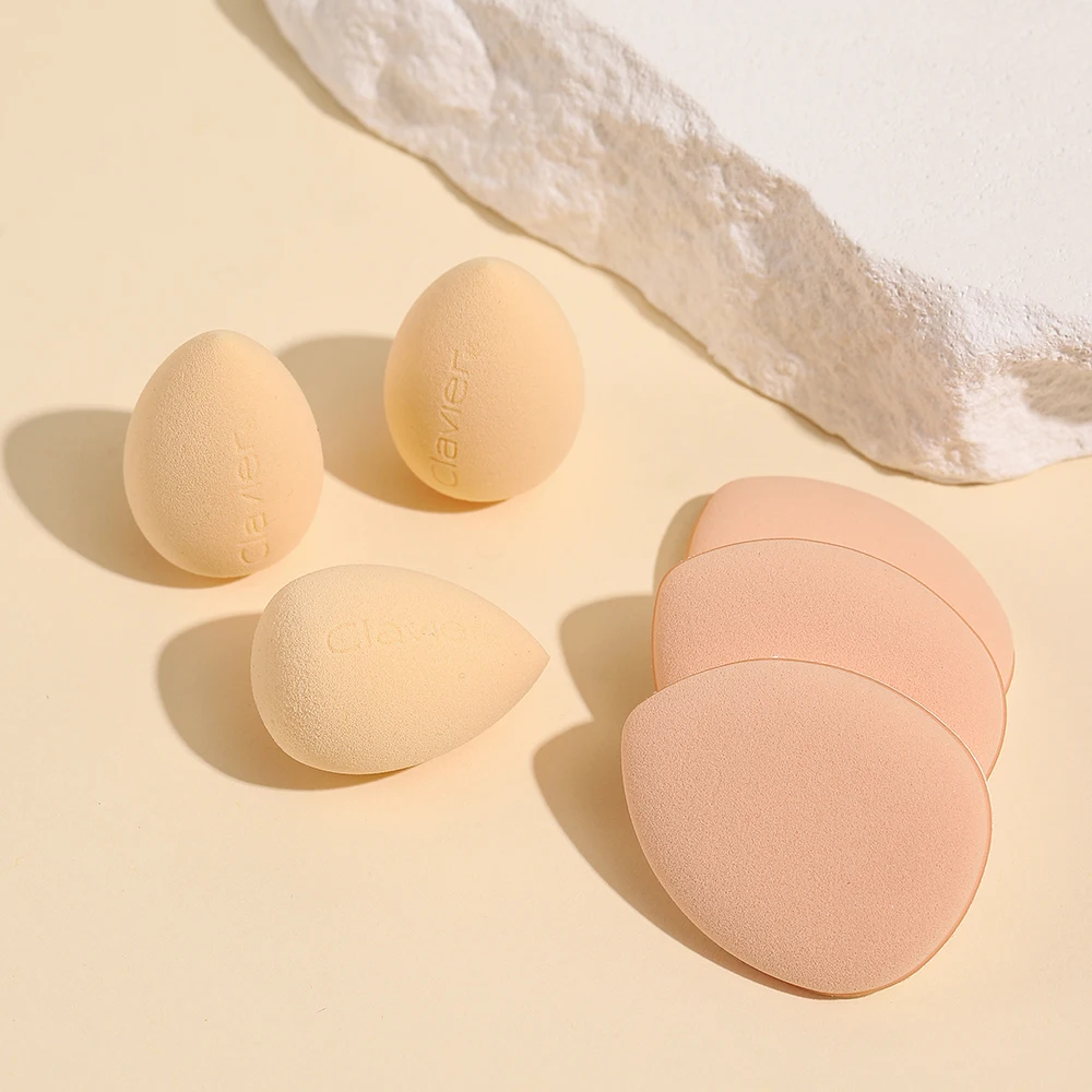 Mini Suitcase Makeup Sponge Portable Finger Makeup Egg Small Concealer Makeup Puff Dry And Wet Cosmetic Sponge Beauty Tool