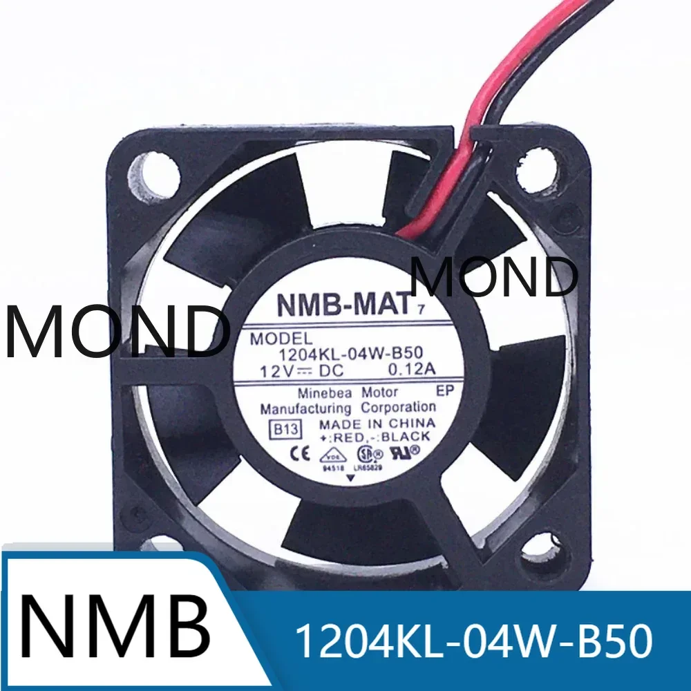 NMB 1204KL-04W-B50 Server Cooling Fan NMB-MAT 3010 3CM 12V 0.12A Axial Flow Dual Ball Bearing Inverter Cooler Fan