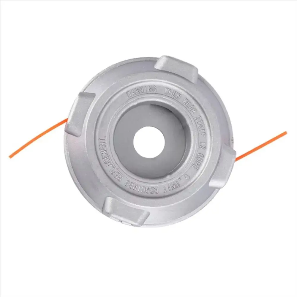 หัวตัดหญ้าอะลูมิเนียมอัลลอยด์ แบบจานเหล็ก ป้อนด้วยแรงกระแทก ไม่ต้องถอดแกนไนลอน หัวตัดหญ้ากำจัดวัชพืช