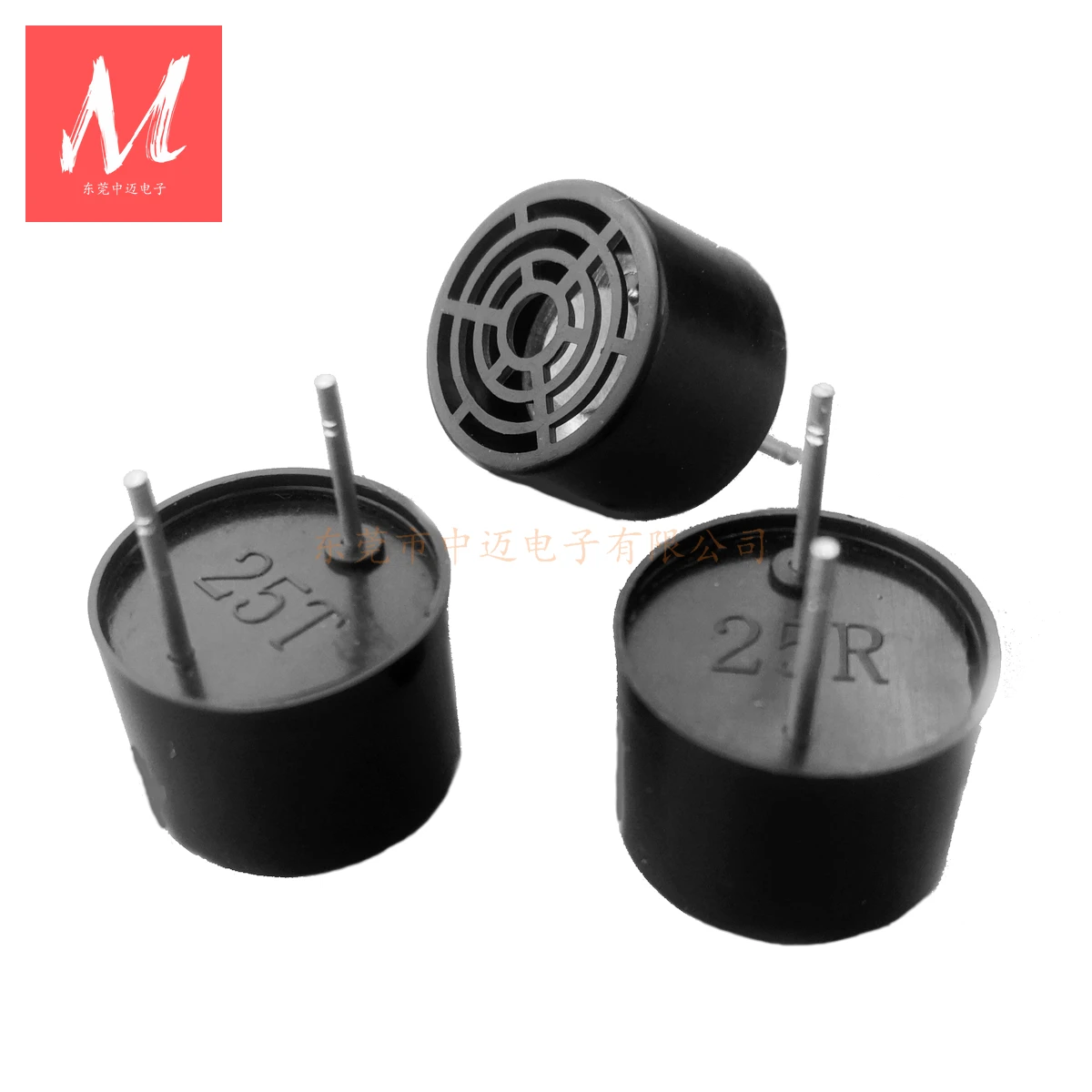 P1625T/R 16mm 25KHz Open Type Ultrasonic Sensor Plastic Case Ultrasonic Transducer