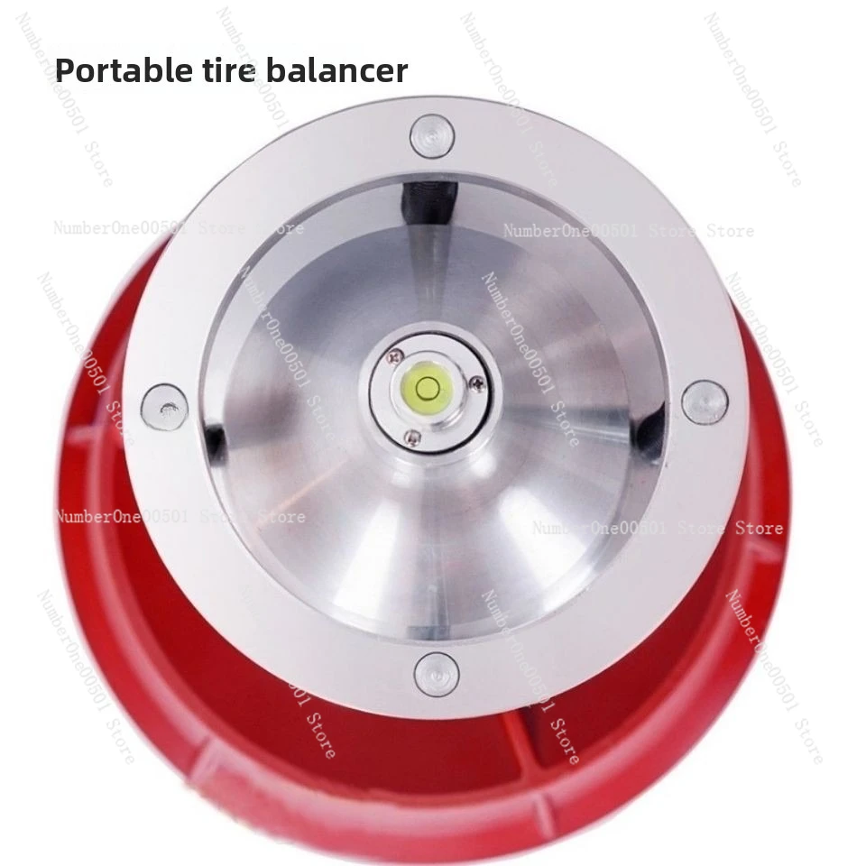 Portable Manual Car Tire Balancer Compact Tire Balancing Machine Automotive Maintenance Equipment