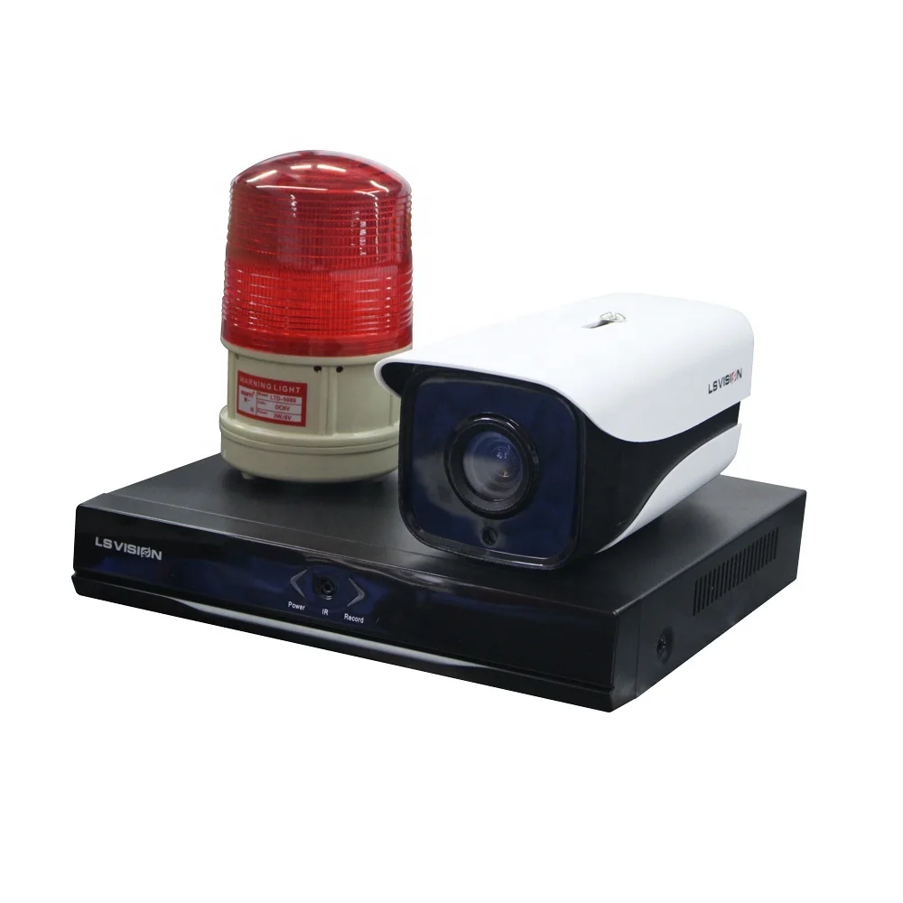 

LS VISION H.265 2MP POE APP Smart Analysis Auto Capture WDR 3D Face Recognition CCTV Camera NVR Anti-Theft Security System