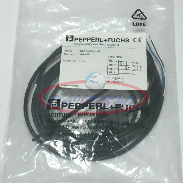 

1 Pcs Photoelectric Sensor Gl5-y/28a/115 Brand New Original Spot Plc