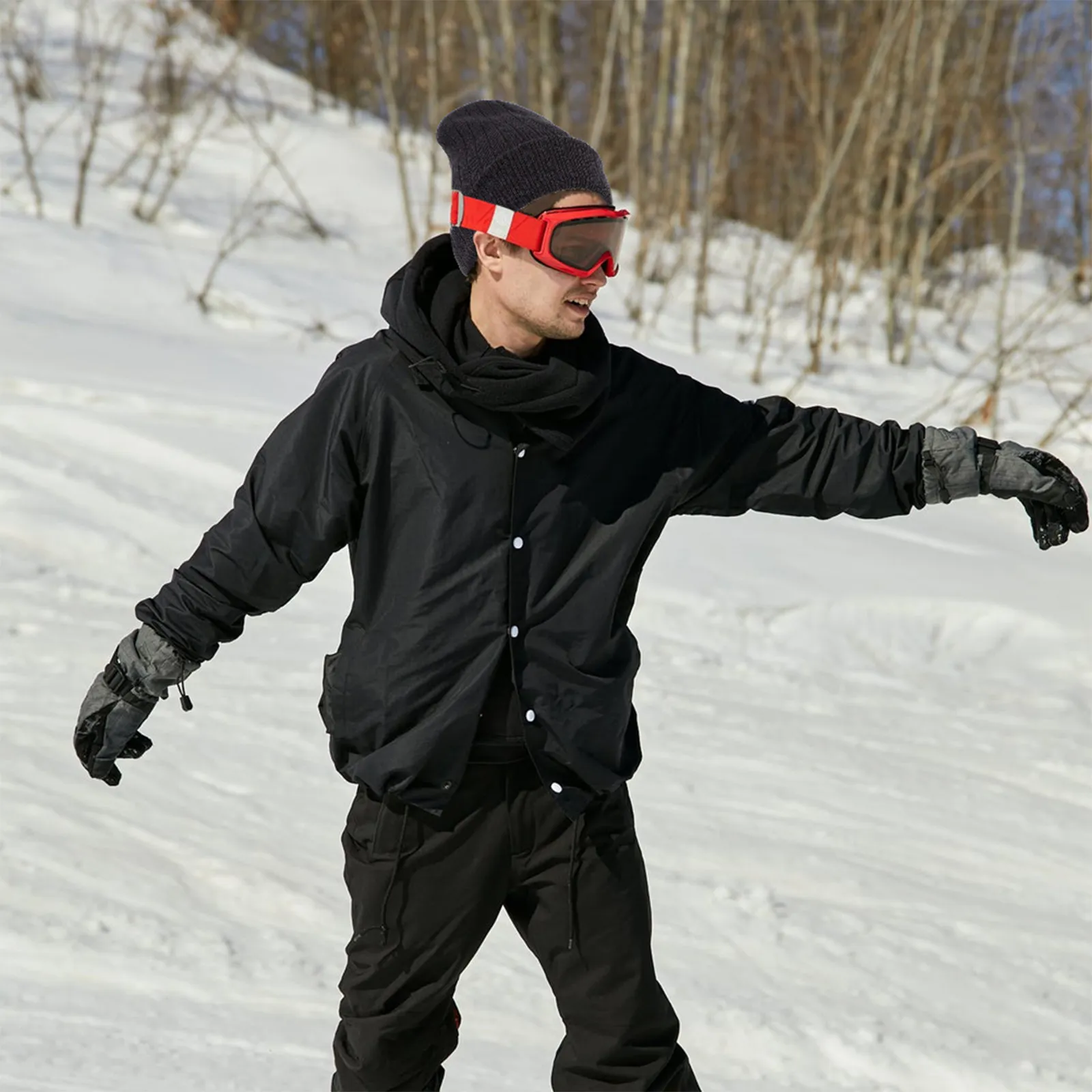 

Комплект из 3 предметов: утепленные вязаные зимние аксессуары (шарф, шапка, перчатки) для мужчин и женщин, мягкие, эластичные, модные, шикарный подарок для отца, любимого человека