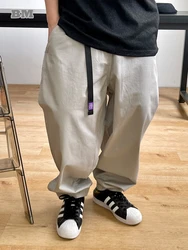 Pantaloni larghi Hip Hop moda coreana Abbigliamento uomo Streetwear giapponese Pantaloni Harem larghi Pantaloni da skateboard casual di tendenza Harajuku