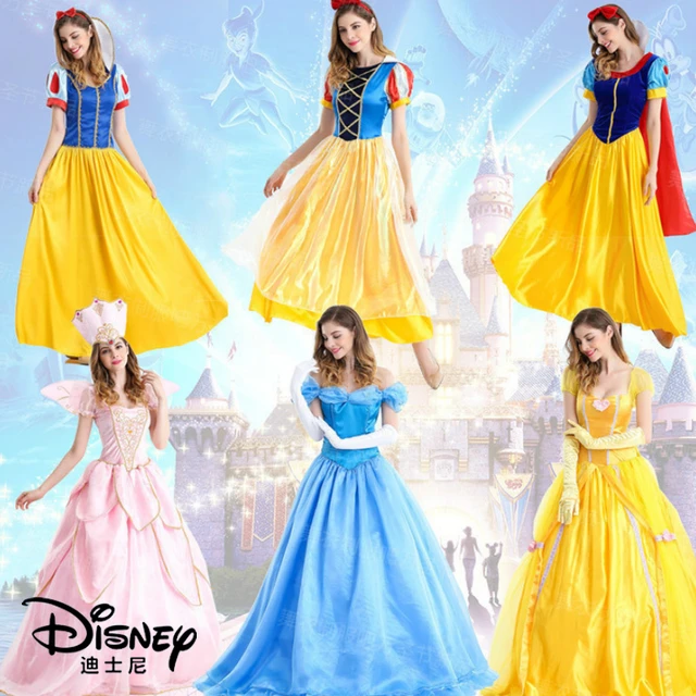 Disney Adult Women Cosplay Dress Snow ...