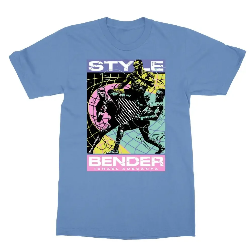 Style bender adesanya Men's T-ShirtAnime Graphic Unisex T-shirt Y2K Summer Short SleeveAnime pattern  