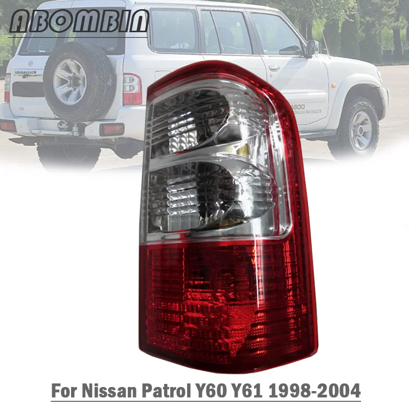 

Rear Back Light Cover Stop Indicator Lamp Shell Halogen Tail Lamp Housing For Nissan Patrol Y60 Y61 1998-2004