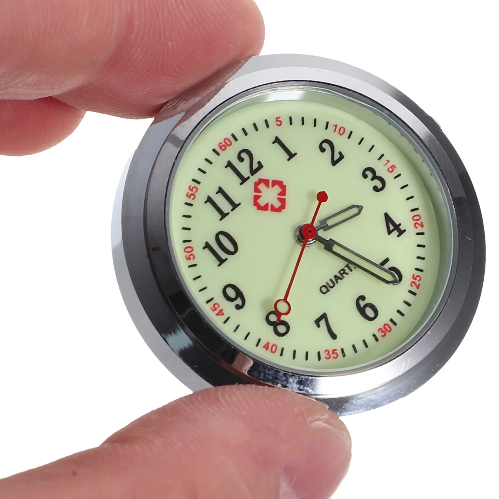 2pcs Night Clock Vial Pocket Watch Dial Diy Simple Quartz Face Replacement Vintage Watch Supplies Nursing Fob Accessory