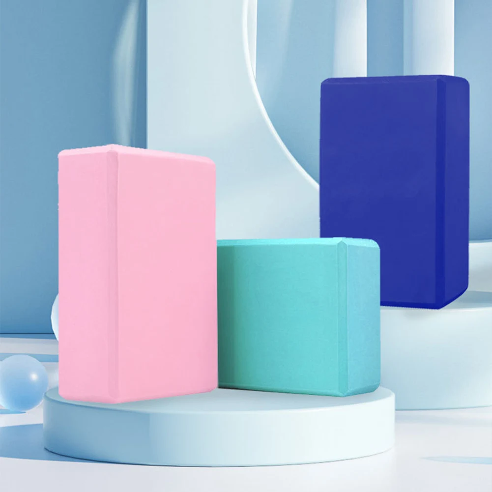 EVA Yoga Block Solid Color Gym Training Blocks Moisture-Proof High Density Yoga Blocks Body Shaping Yoga Blocks Yoga Supplies