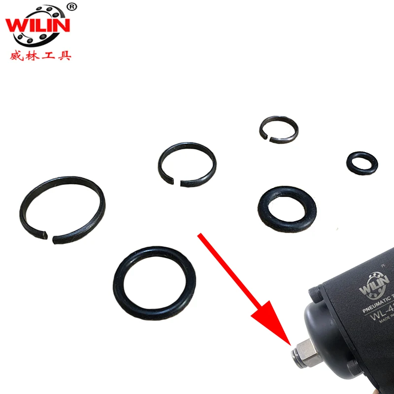 

1 / 2 " 3/8" 3 / 4" 1 " Inch Pneumatic Air Impact Wrench Socket Retainer Rings With Ring Wrench Ring O-ring Impact Friction