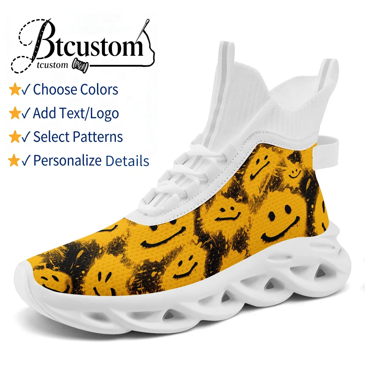 

Кроссовки на заказ для мужчин и женщин, высокие, из дышащей сетки и светоотражающей кожи, с нескользящей подошвой на воздушной подушке, оптом и для команд