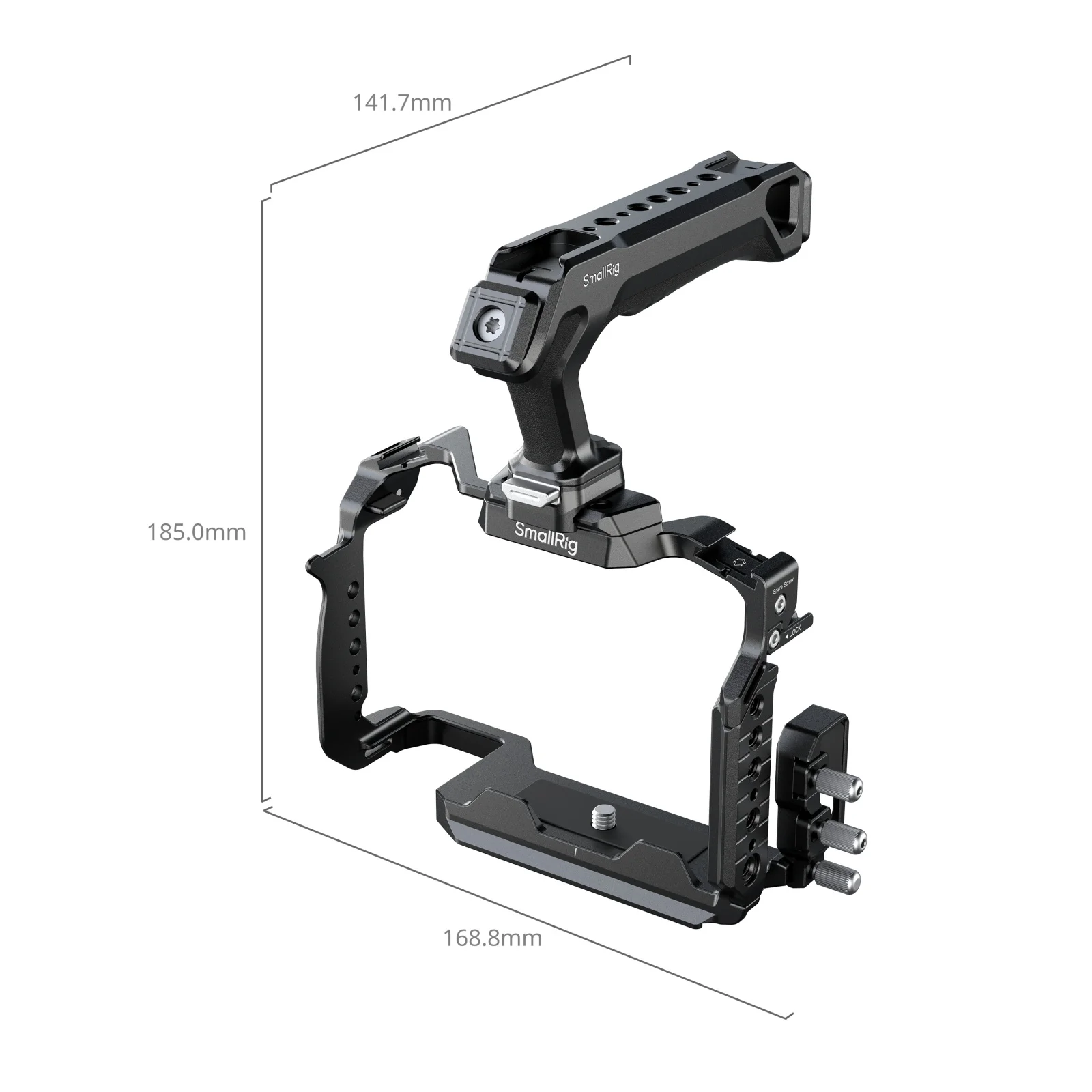 SmallRig Cage Kit for Panasonic G9 II / S5 II / S5 IIX, w Top Handle Cable Clamp Arca-Swiss Quick-Release Plate for Tripods 5752