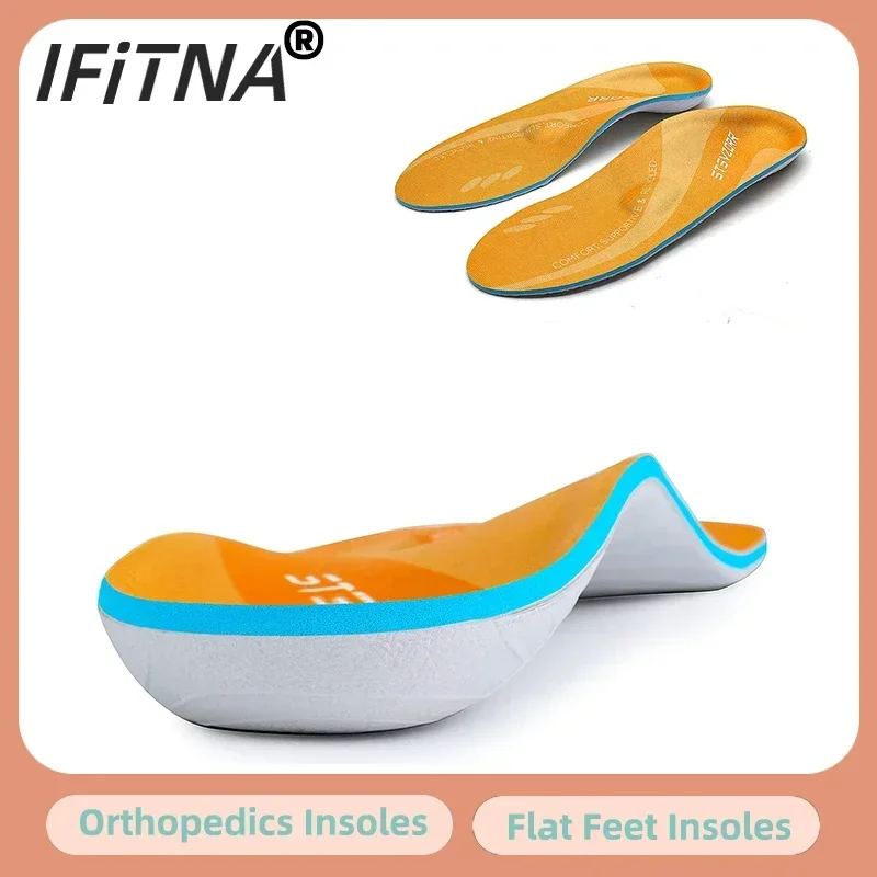 Flat Feet Plantar Fasciitis Orthopedics Insole Sneaker Heel Pain Women Men Arch Support Orthotic Sole Boot Shoes Inserts Cushion