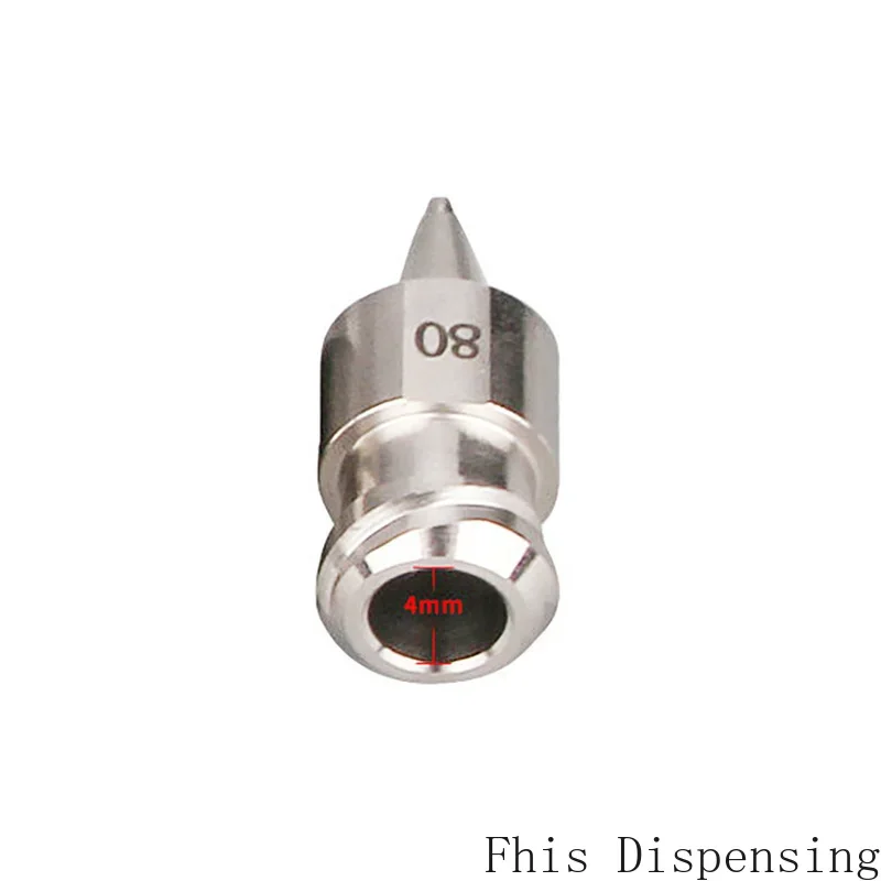 Stainless Steel Dispensing Needle Nozzle Musashi Style Thread Integrally Molded Double Precision