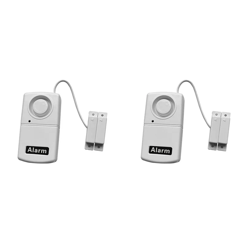 CEA 2X Burglar Alarm For Doors And Window 120Db High Decibel Salarm Sensor Battery Powered Detector Door Magnetic System