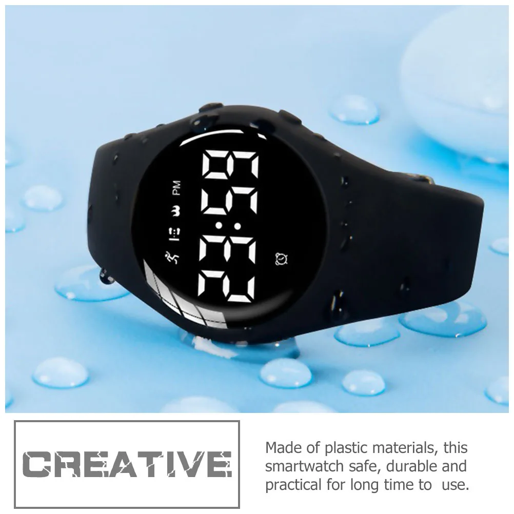 Kids Smartwatch Waterproof Digital Watch Children Plastic Sports Wristband Vibration Alarm Student Activity Tracker