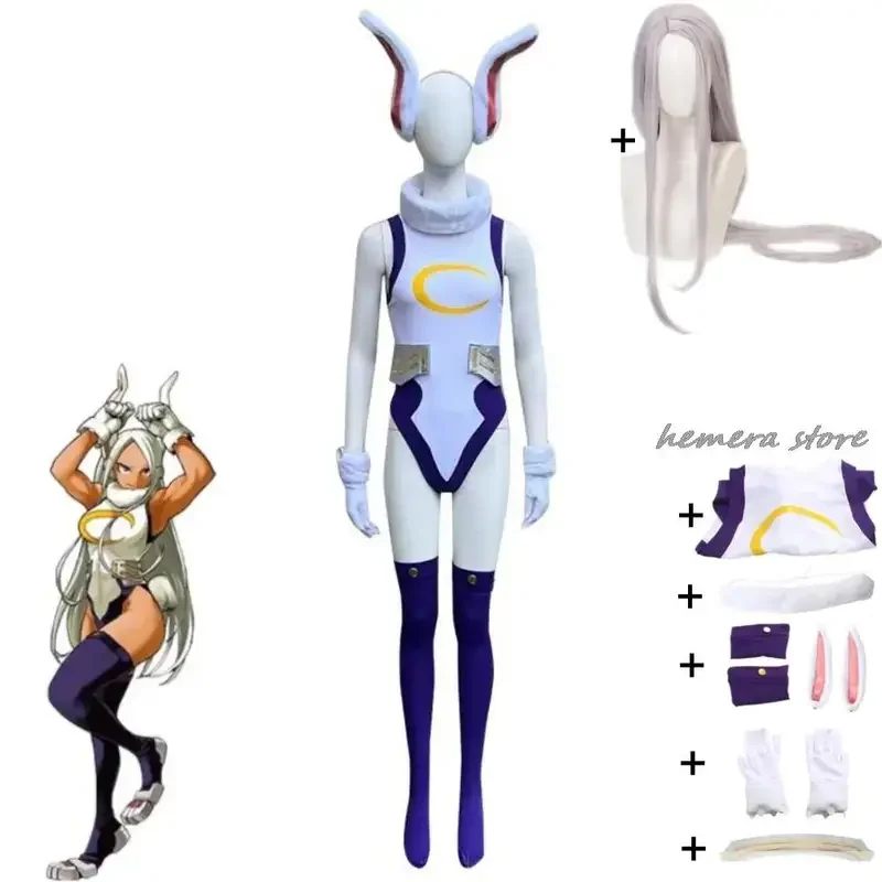 Mha Rabbit Hero Mirko Cosplay Sexy Anime Costume Bnha Rumi Usagiyama Miruko Role Playing Party Cosplay Women