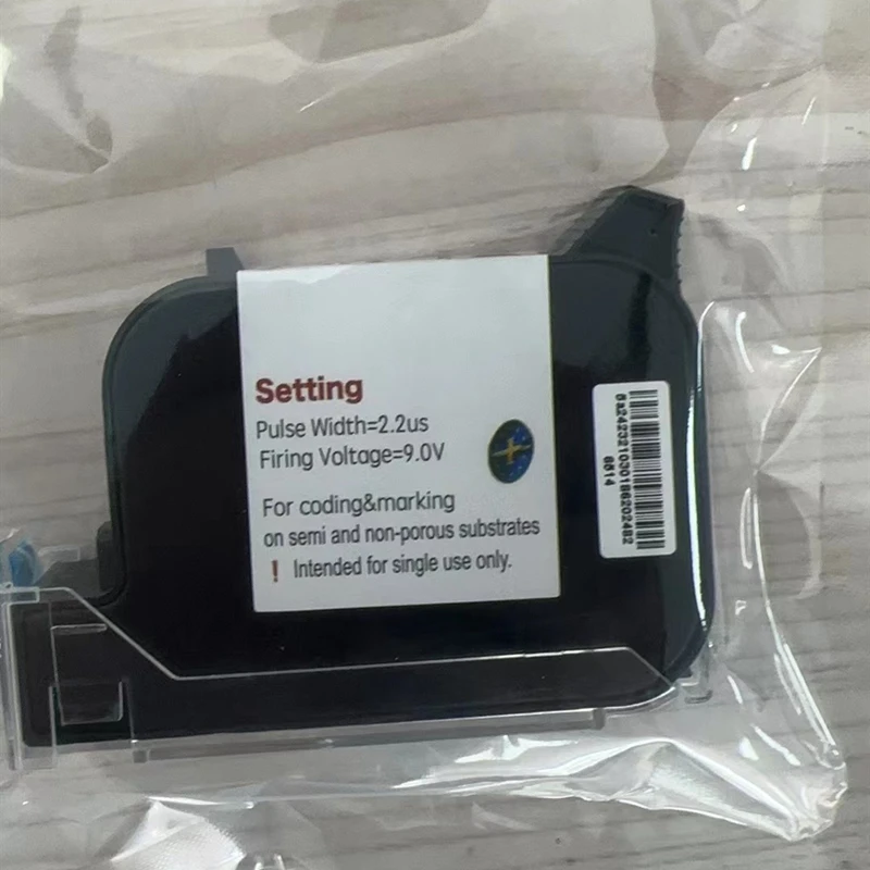 Imagem -04 - Cartucho de Tinta Importado Eco-original Cartuchos de Tinta Preta para Impressora a Jato de Tinta Manual Solvente 12.7 mm M8700k W6900k