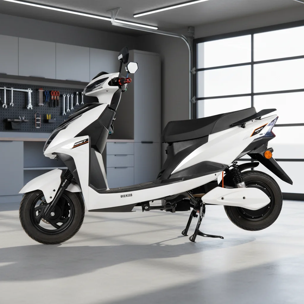 

Современный электрический скутер-мотоцикл с двигателем 1000 Вт, большой запас хода и городским дизайном