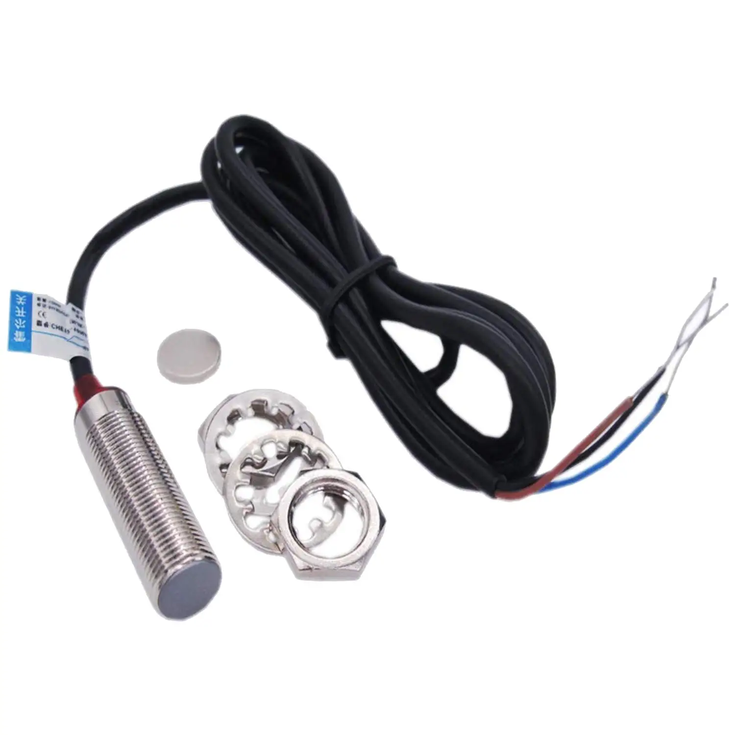 Five Channel Tachometer Non-contact Motor Speed Measuring Instrument Hall Induction Stop Strap Modbus Function DC12-24V