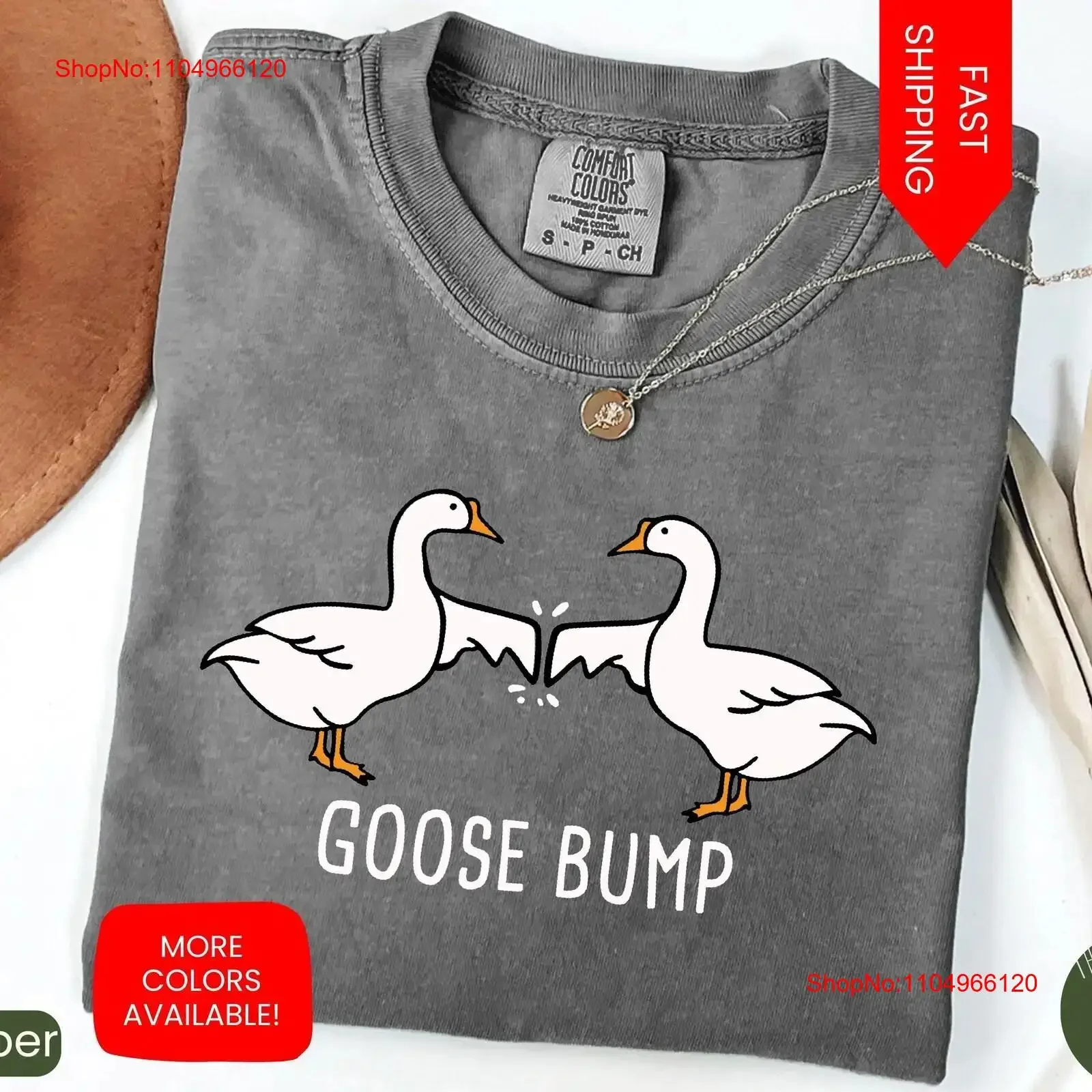 

Футболка «Goose Bumps» Глупый забавный наряд Одежда для влюбленных пар Саркастическая винтажная стираная повседневная мужская дизайнерская одежда унисекс