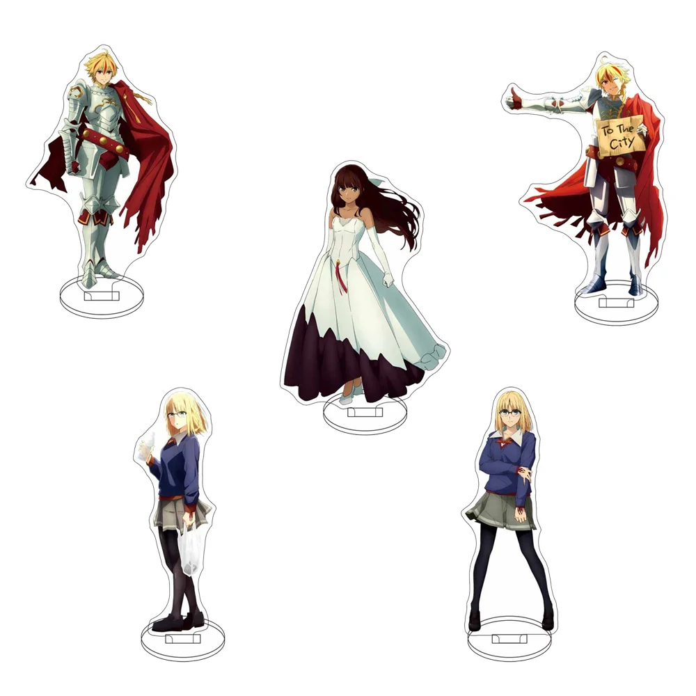 15CM Anime 16PCS Fate strange Fake Acrylic Stand Model Figure Cosplay Characters Ornament Accessories Collection Gifts Goods