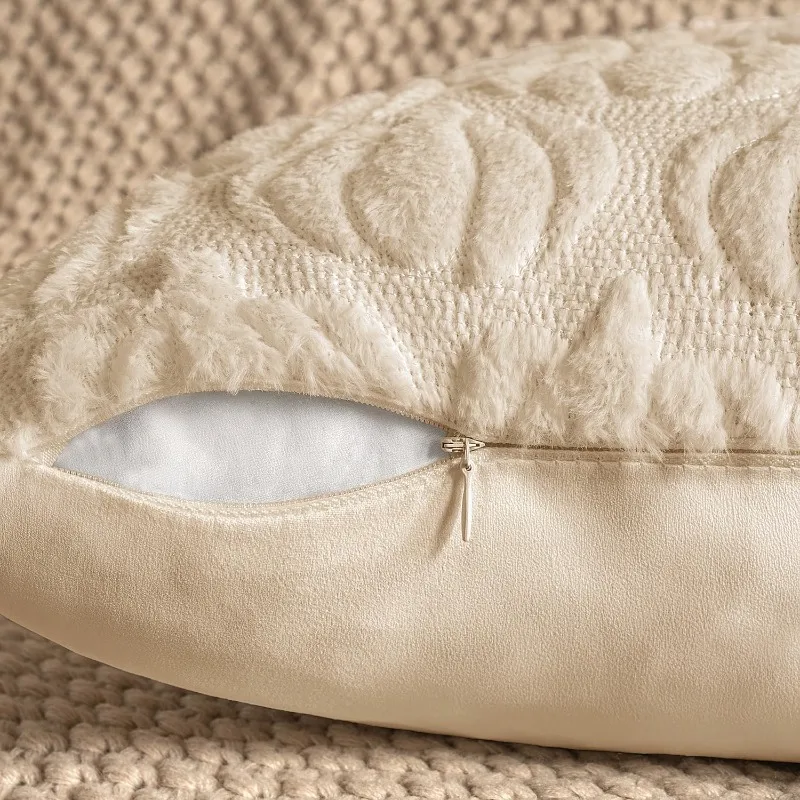 2025 Zucca Peluche Coperture per Cuscini Soggiorno Divano Ricamato Artigianato Divano Federa per Cuscini Cuscino Testa del Letto Coperture per Cuscini Decor