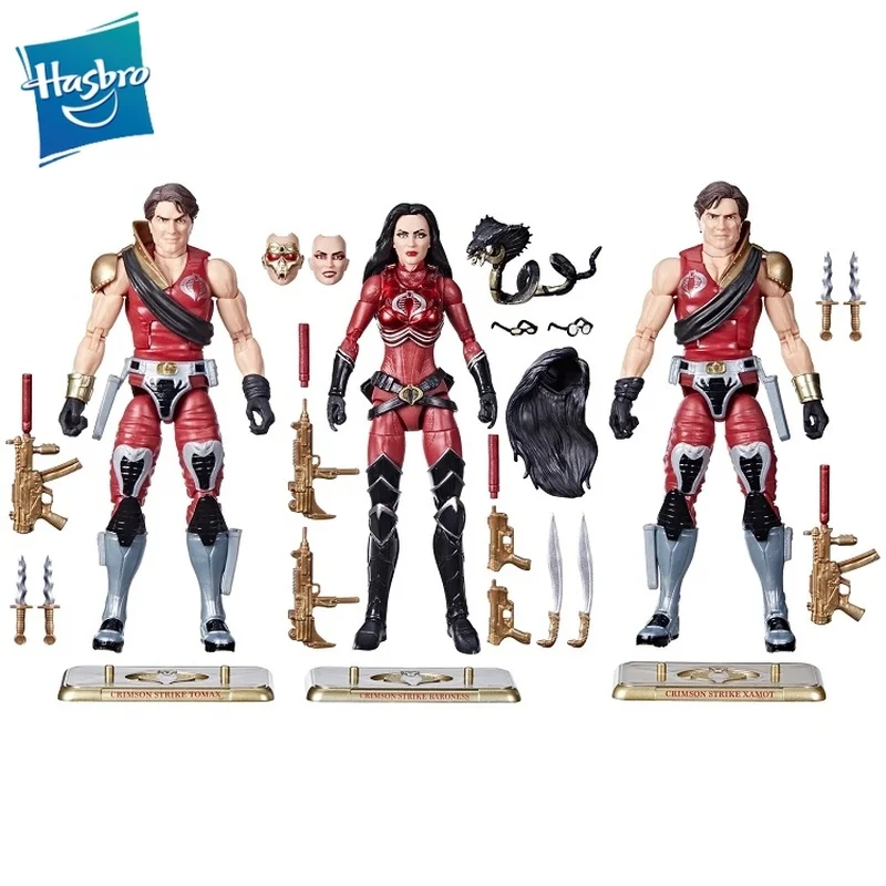 In Stock Hasbro Special Forces GIJOE Baroness Thomas Scarlet Assault Team Doll Action Figure Model Toys